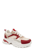 Zapatillas Deportivas Rojo/Beige